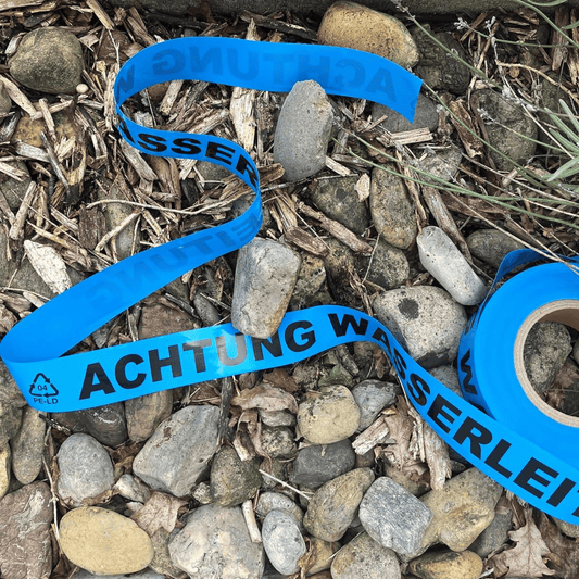Trassenwarnband „ACHTUNG WASSERLEITUNG"